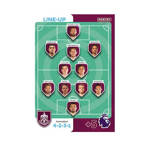 117.  Line-Up -  Burnley