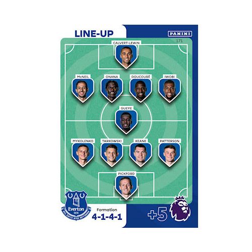 171.  Line-Up - Everton