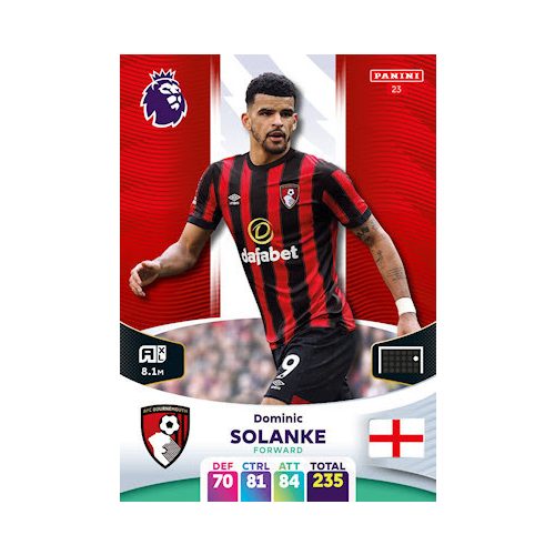 23.  Dominic Solanke