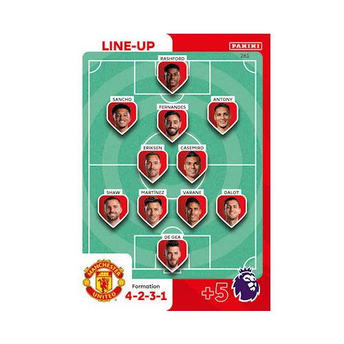 261.  Line-Up - Manchester United