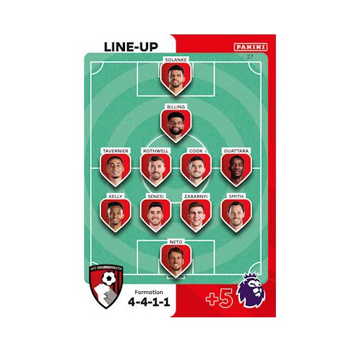 27.  Line-Up - AFC Bournemouth