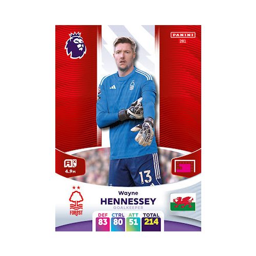 281.  Wayne Hennessey 