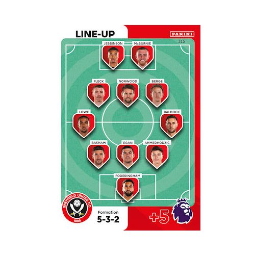 315.  Line-Up - Sheffield United