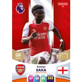36.  Bukayo Saka