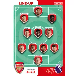 45.  Line-Up - Arsenal