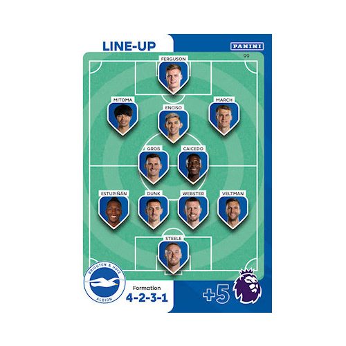 99.  Line-Up - Brighton & Hove Albion