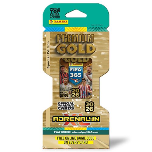 Panini FIFA 365 2026 Adrenalyn XL Prémium GOLD Kártyacsomag