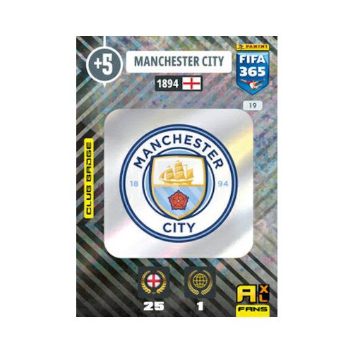 19. Manchester City - Club Badge