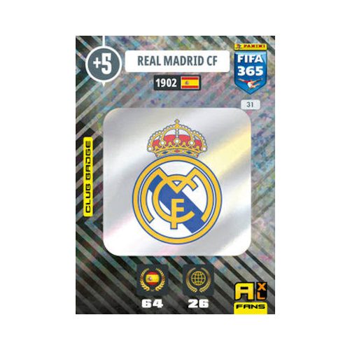 31. Real Madrid CF - Club Badge