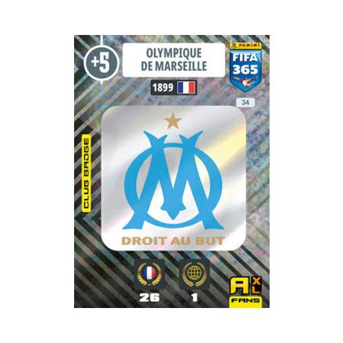 34. Olympique de Marseille - Club Badge