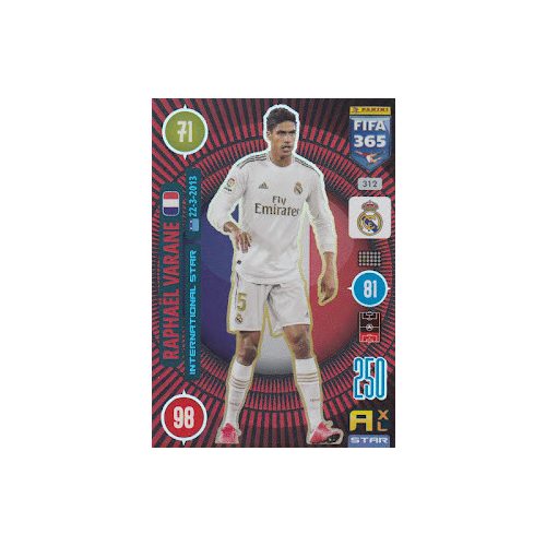 312. Raphaël Varane - International Star