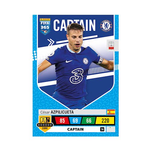 74.  César Azpilicueta - Captain