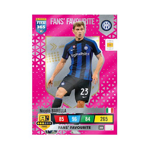 309.  Nicolò Barella - Fans' Favourite