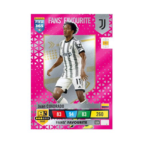 325.  Juan Cuadrado - Fans' Favourite