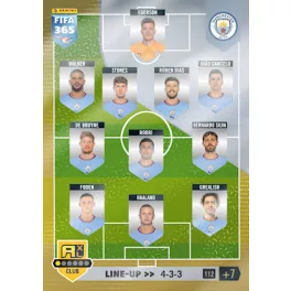 112. Line-Up - Manchester City