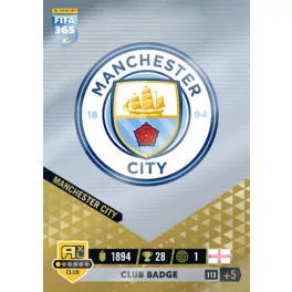113.  Club Badge -Manchester City