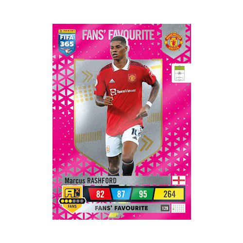 129.  Marcus Rashford - Fans' Favourite