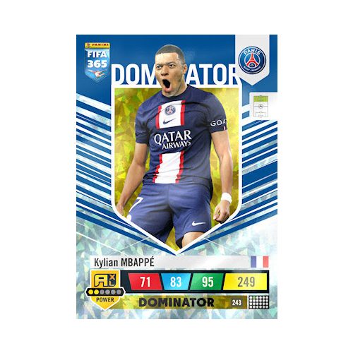 Panini Fifa 365 Adrenalyn XL 2023-2024 Dominator Mbappe PSG