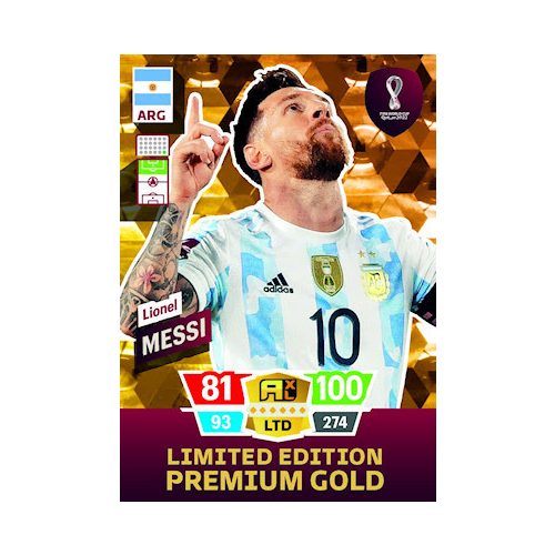 Lionel Messi - Prémium Gold Limited Edition