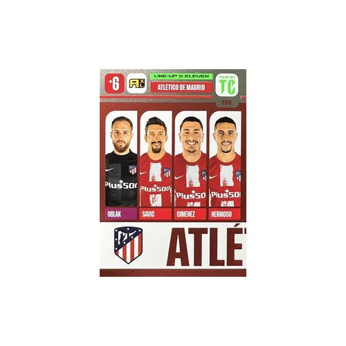 196. Atlético de Madrid - Line-Up #1