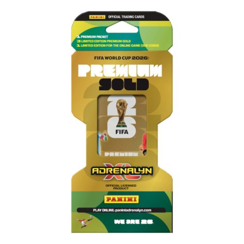 Panini FIFA World Cup 2026 Adrenalyn XL Prémium Gold Kártyacsomag