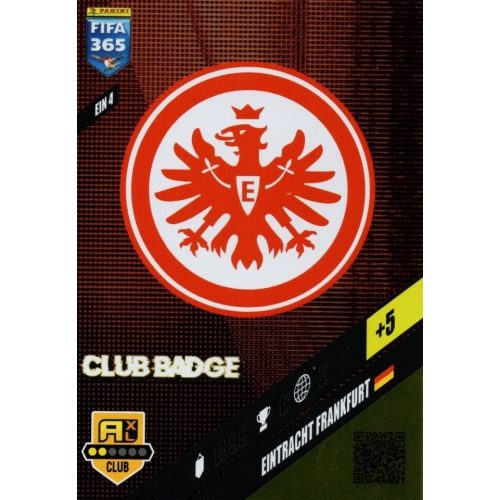 EIN 4.  Club Badge - Eintracht Frankfurt