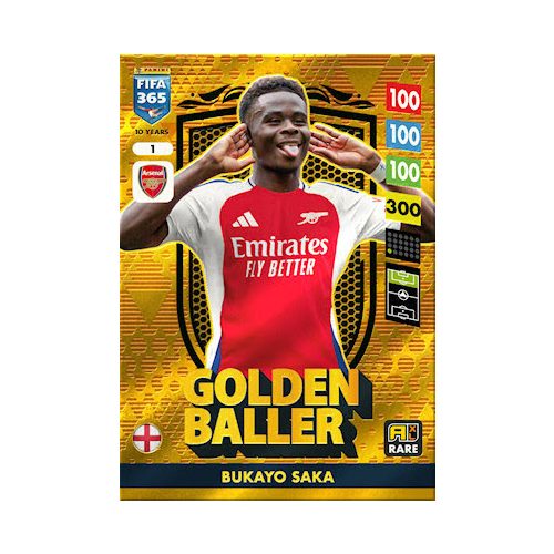 1.  Bukayo Saka
