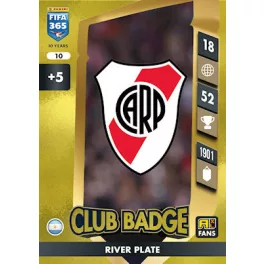 10.  Club Badge - River Plate