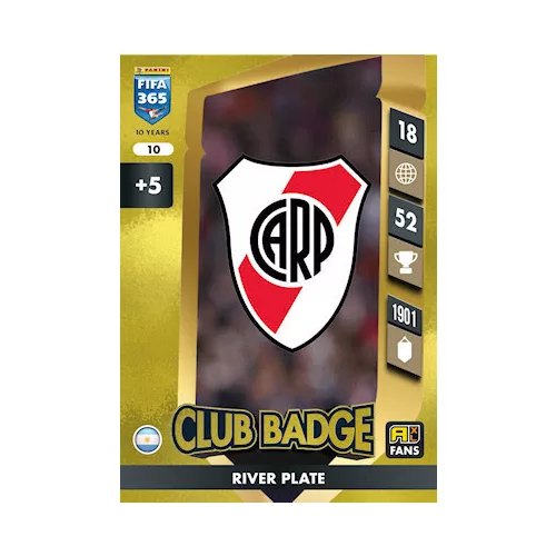 10.  Club Badge - River Plate