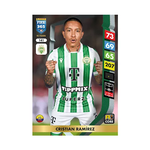 141.  Cristian Ramírez