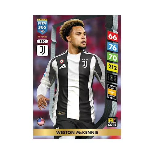 180.  Weston McKennie