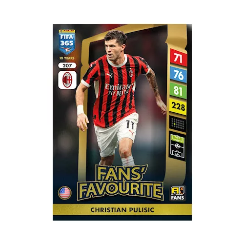 207.  Christian Pulisic