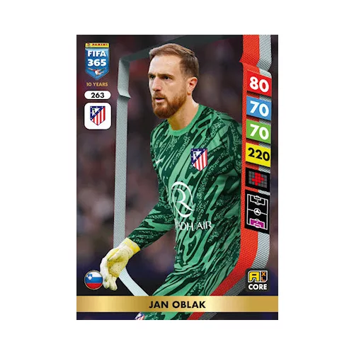 263.  Jan Oblak