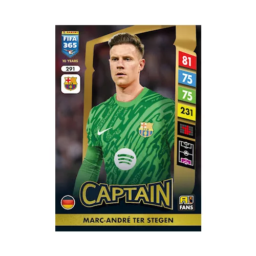 291.  Marc-André ter Stegen
