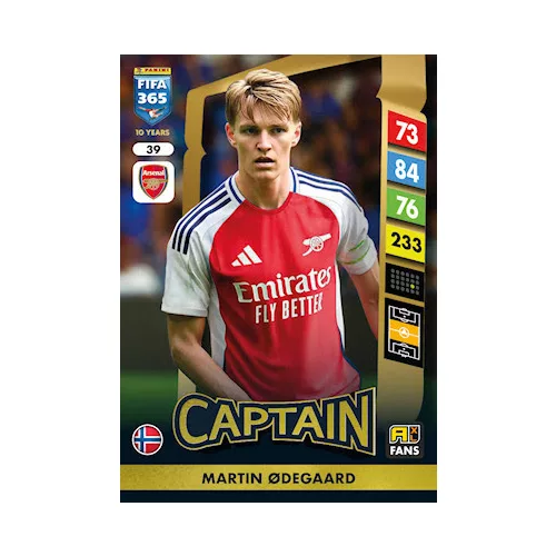 39.  Martin Ødegaard
