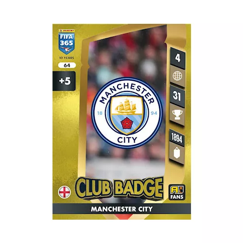 64.  Club Badge - Manchester City