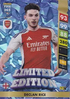 Declan Rice - Limited Edition - Panini, Topps focis kártyák
