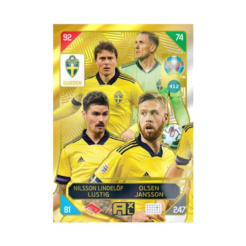 412. Nilsson Lindelöf • Lustig • Olsen • Jansson