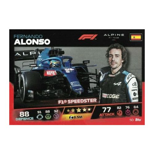 50. Fernando Alonso - F1 Speedster