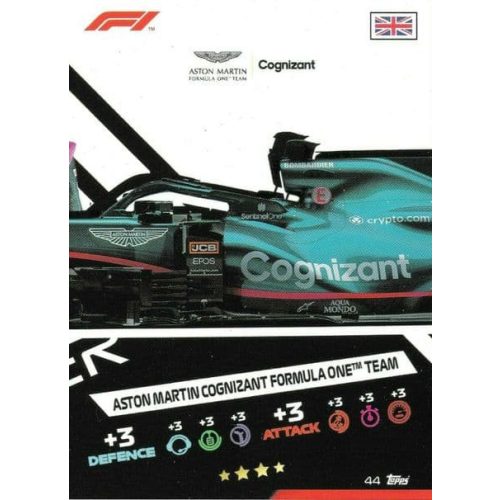 44. Aston Martin Cognizant F1 Team Mozaik Kártya