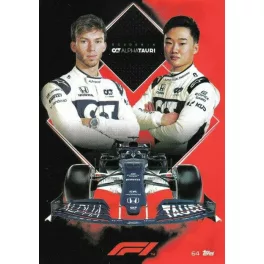 64. Scuderia AlphaTauri Honda Csapat Kártya