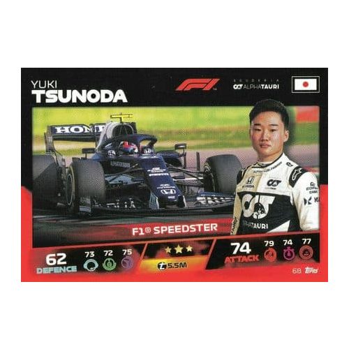 68. Yuki Tsunoda - F1 Speedster