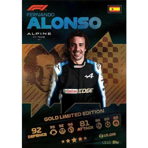 LE1G. Fernando Alonso - Gold Limited Edition