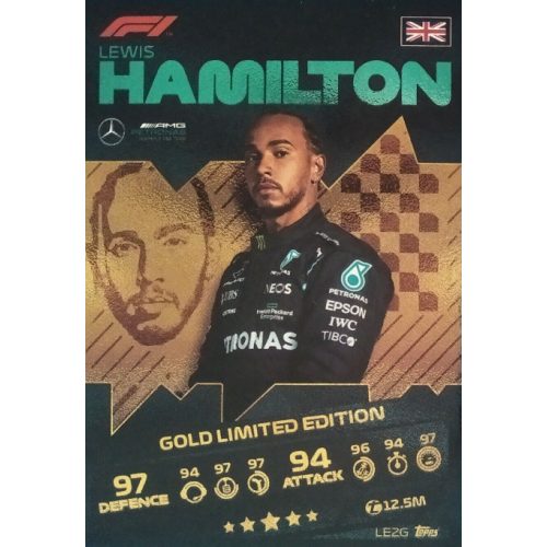 LE2G. Lewis Hamilton - Gold Limited Edition