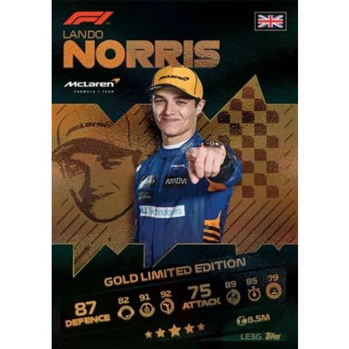 LE3G. Lando Norris - Gold Limited Edition