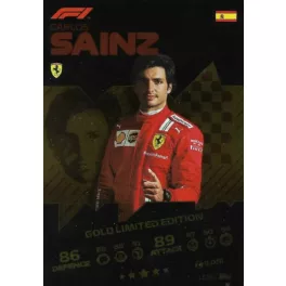 LE5G. Carlos Sainz - Gold Limited Edition