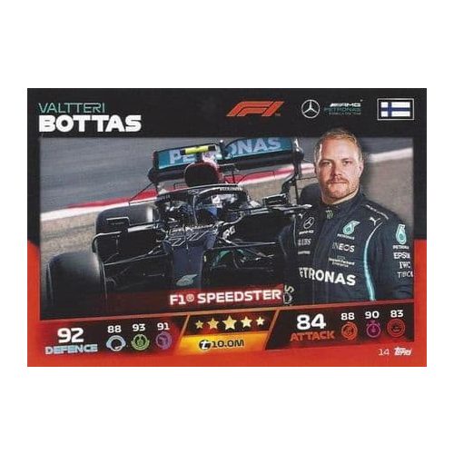 14. Valtteri Bottas - F1 Speedster