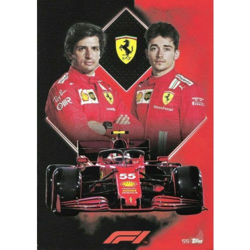 55. Scuderia Ferrari Csapat Kártya