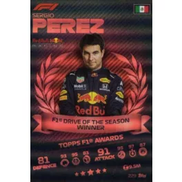 229. Sergio Perez - Topps F1 Awards
