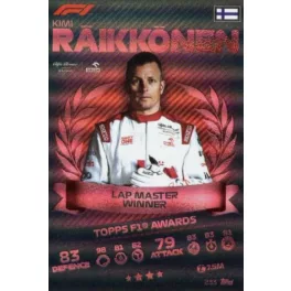 233. Kimi Räikkönen - Topps F1 Awards